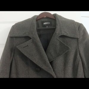 Beautiful dark grey wool coat